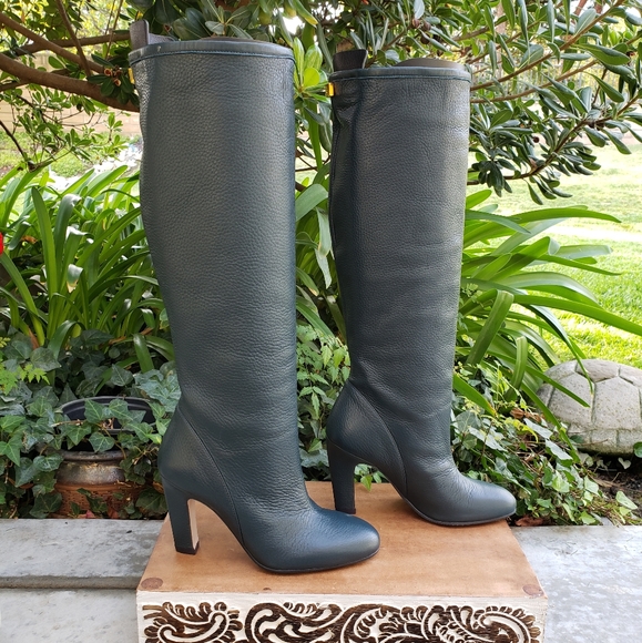Gorgeous Slate Blue/Green Stuart Weitzman Boots - Picture 5 of 8